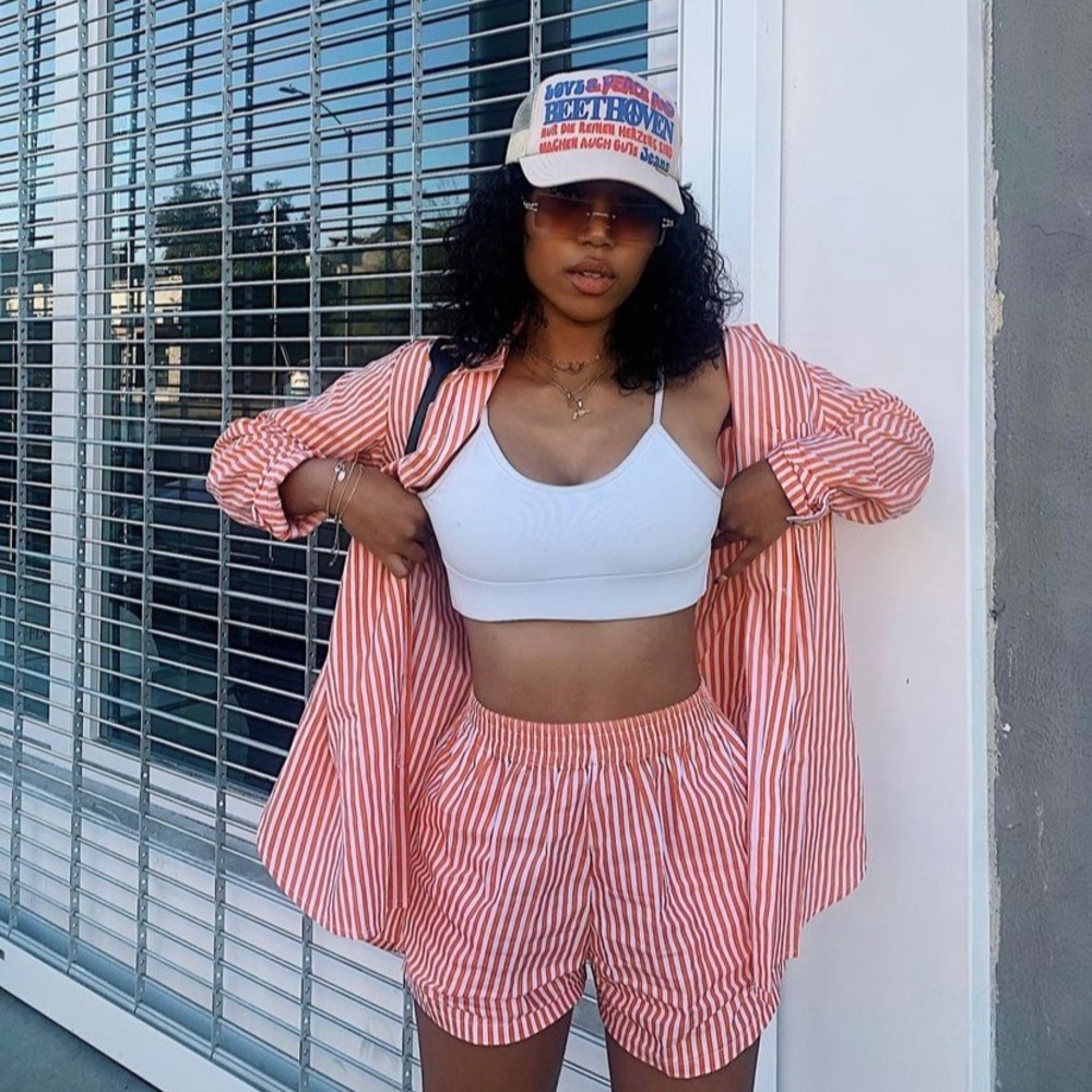 Oversized Motel Rocks Button Down Shirt